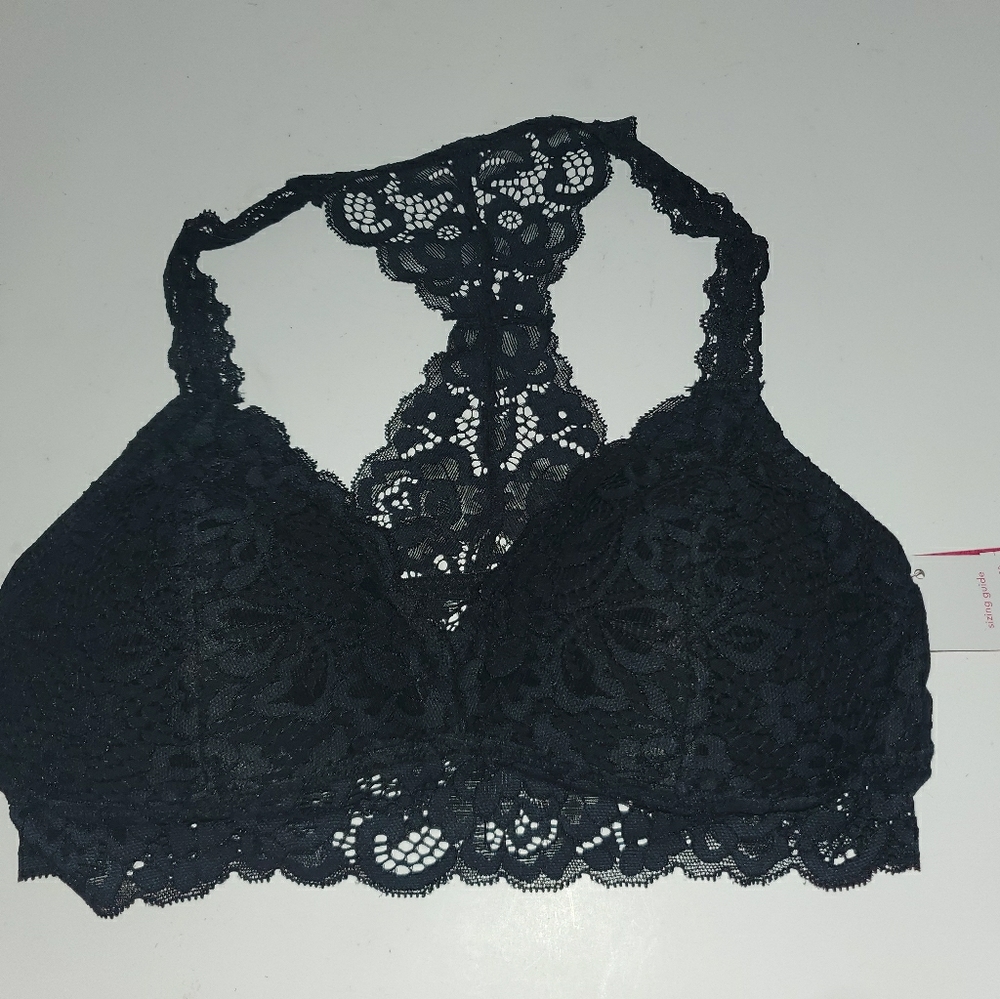 Xhilaration padded racetrack bralette NWT size S